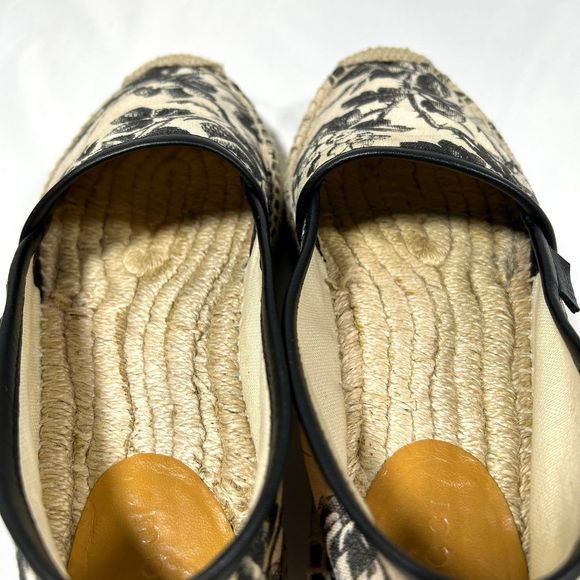 Gucci Herbarium Floral Canvas Espadrille Flats Womens‎ 36 (US 6) - Picture 9 of 12